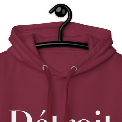 'Détroit' Unisex Premium Hoodie (Didot Font)