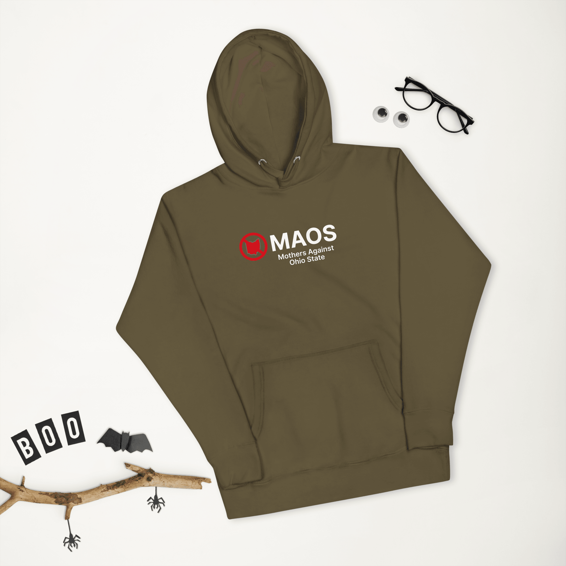 'MAOS Mothers Against Ohio State' Hoodie (Non-Profit Parody) | Unisex Premium - Circumspice Michigan