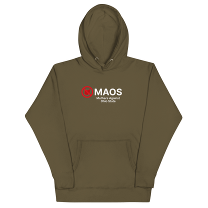 'MAOS Mothers Against Ohio State' Hoodie (Non-Profit Parody) | Unisex Premium - Circumspice Michigan