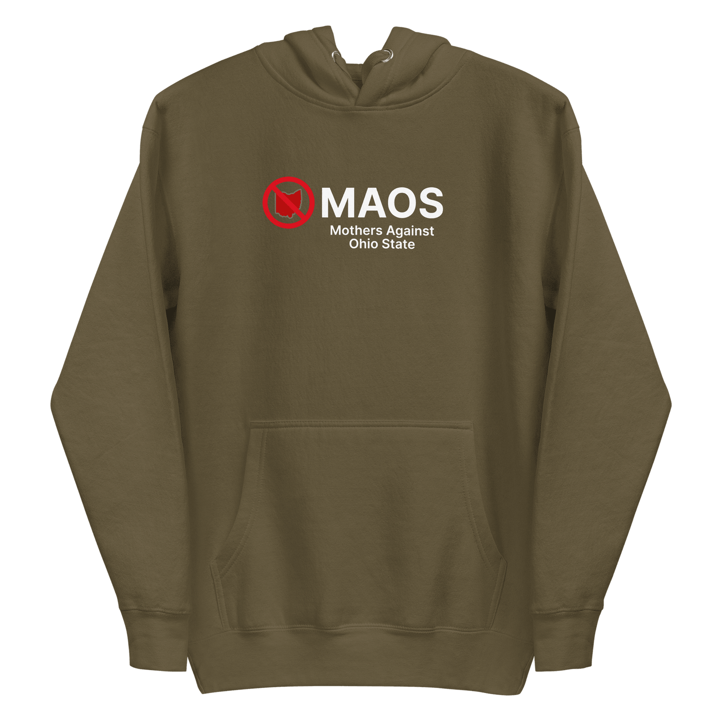 'MAOS Mothers Against Ohio State' Hoodie (Non-Profit Parody) | Unisex Premium - Circumspice Michigan