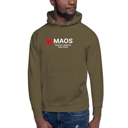 'MAOS Mothers Against Ohio State' Hoodie (Non-Profit Parody) | Unisex Premium - Circumspice Michigan