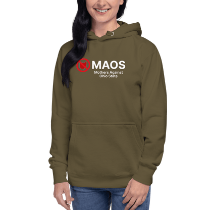 'MAOS Mothers Against Ohio State' Hoodie (Non-Profit Parody) | Unisex Premium - Circumspice Michigan