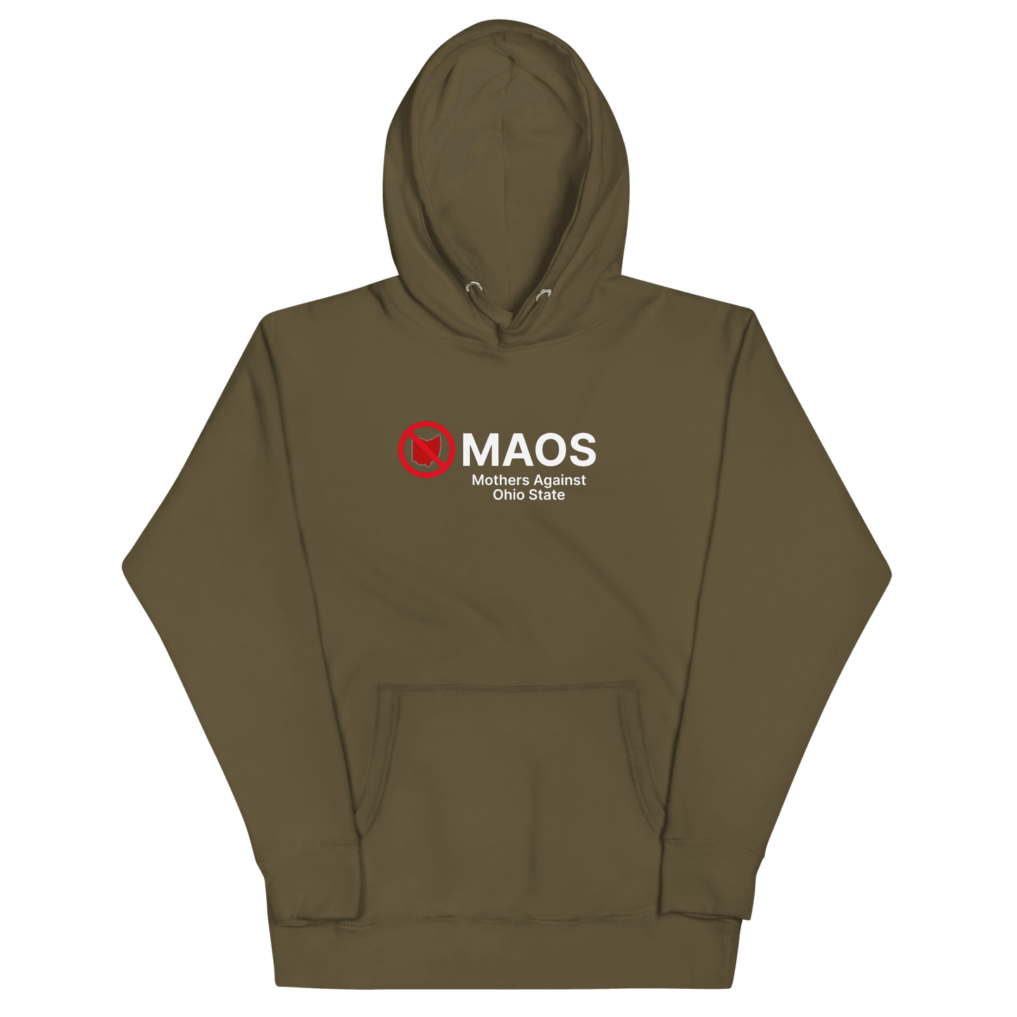 'MAOS Mothers Against Ohio State' Hoodie (Non-Profit Parody) | Unisex Premium - Circumspice Michigan