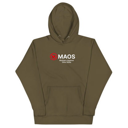 'MAOS Mothers Against Ohio State' Hoodie (Non-Profit Parody) | Unisex Premium - Circumspice Michigan