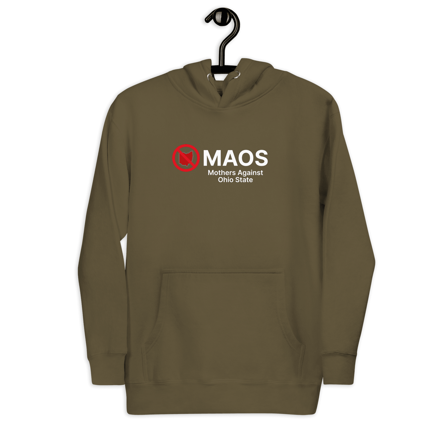 'MAOS Mothers Against Ohio State' Hoodie (Non-Profit Parody) | Unisex Premium - Circumspice Michigan