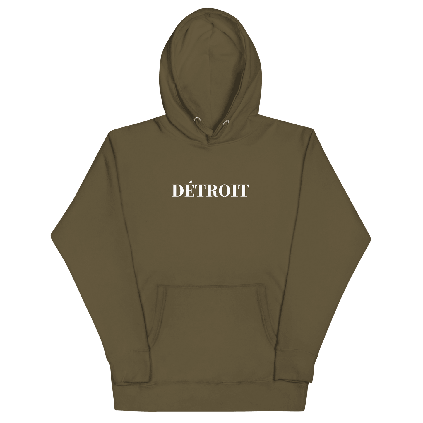 'Détroit' Hoodie (Didone Font) | Unisex Premium - Circumspice Michigan