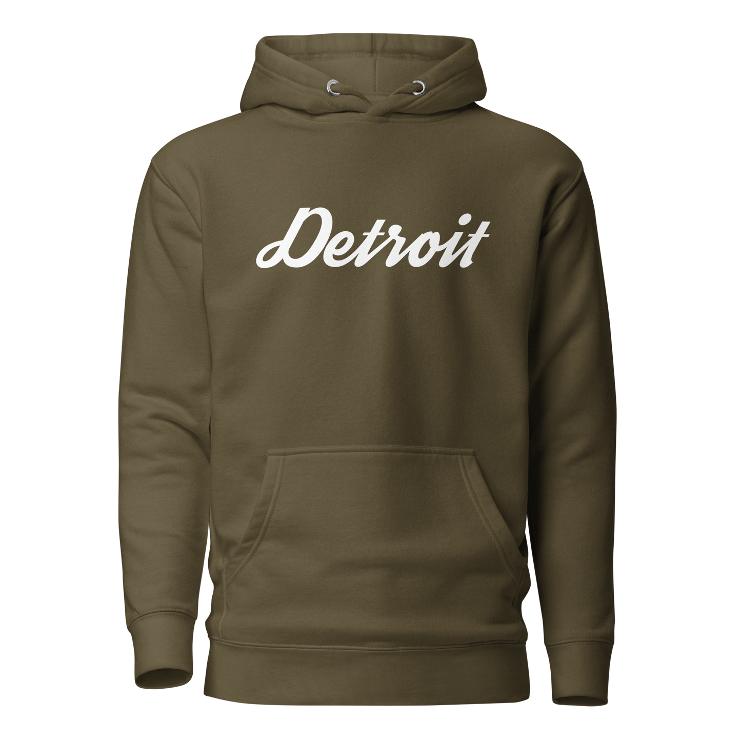 'Detroit' Unisex Premium Hoodie (Script Font)