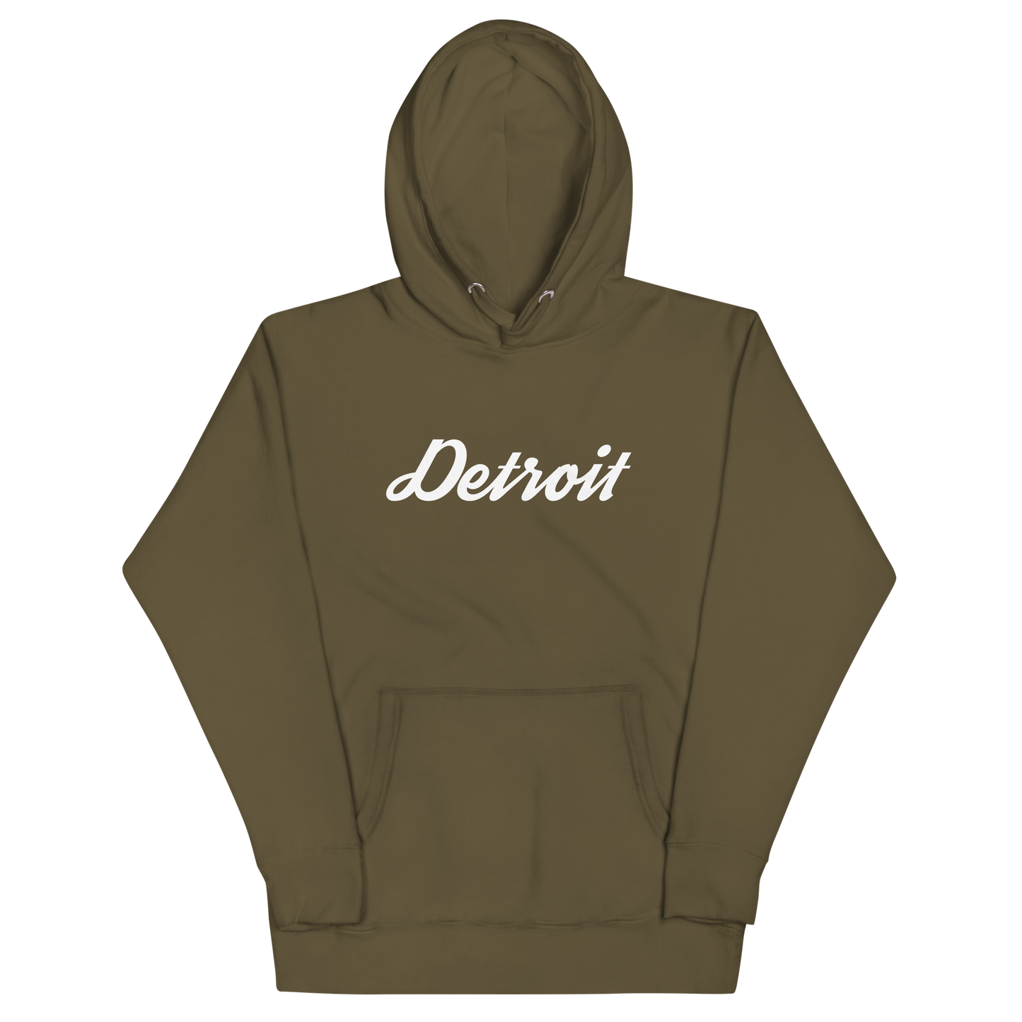 'Detroit' Unisex Premium Hoodie (Script Font)