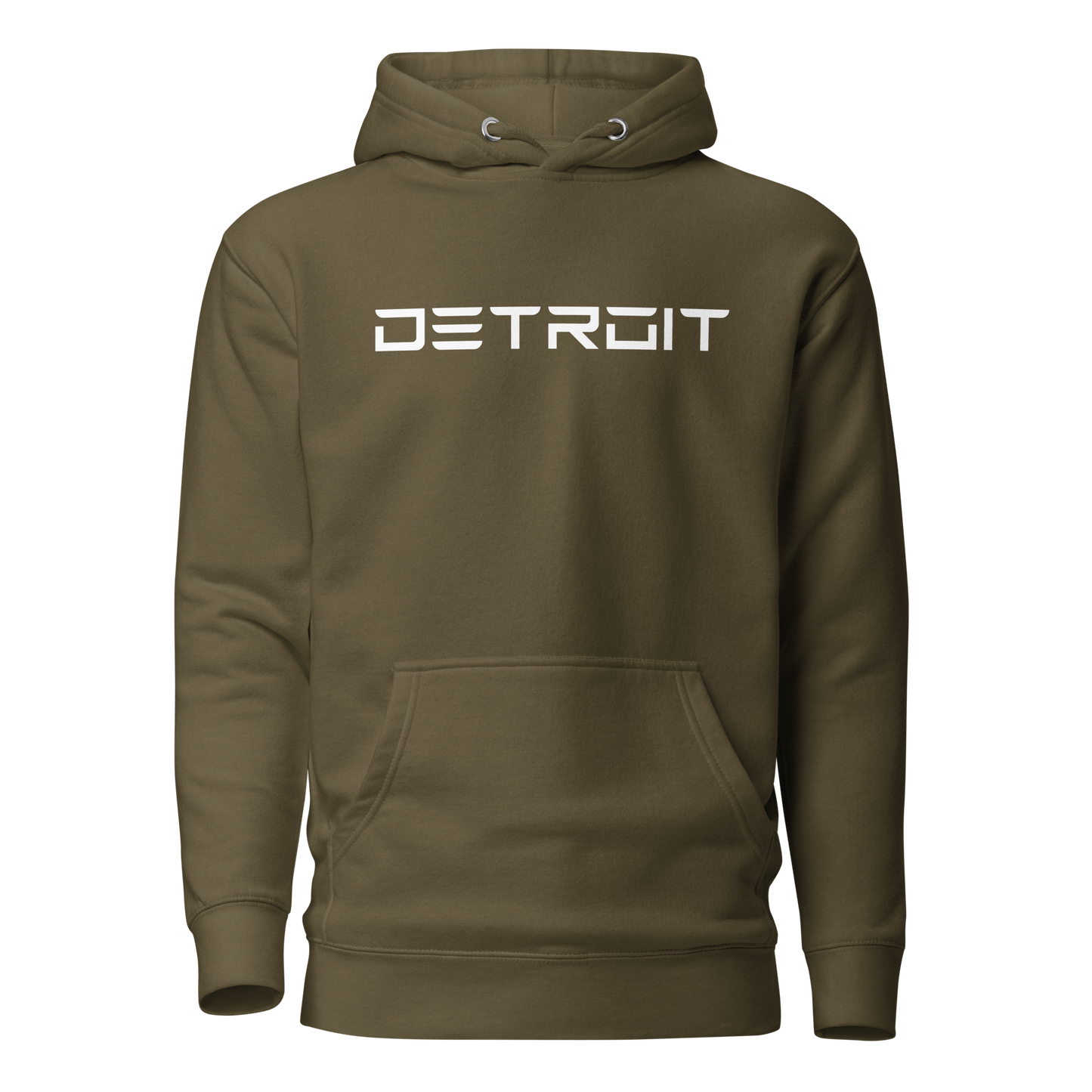 'Detroit' Unisex Premium Hoodie (Electric Font)