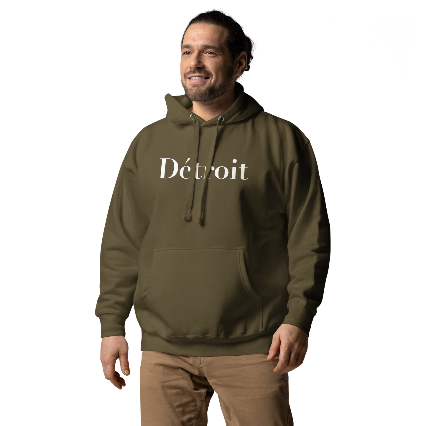 'Détroit' Unisex Premium Hoodie (Didot Font)