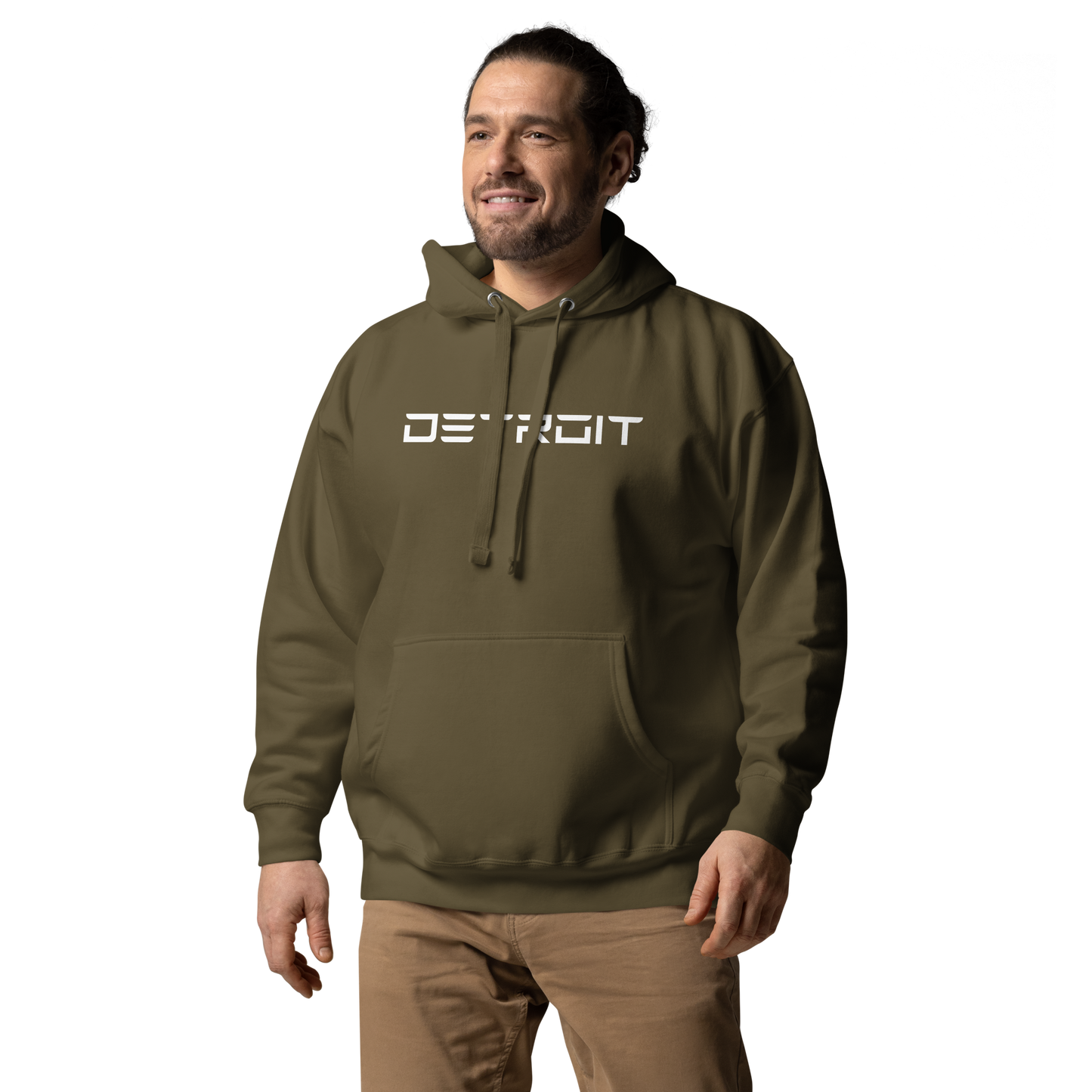 'Detroit' Unisex Premium Hoodie (Electric Font)