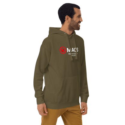 'MAOS Mothers Against Ohio State' Hoodie (Non-Profit Parody) | Unisex Premium - Circumspice Michigan