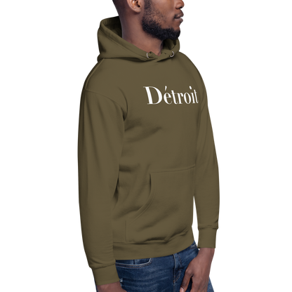 'Détroit' Unisex Premium Hoodie (Didot Font)