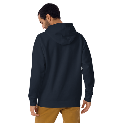 Michigan Upper Peninsula Hoodie (w/ Embroidered Gold UP Outline) | Unisex Premium