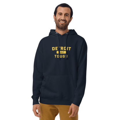 'Built Detroit Tough' Hoodie | Unisex Premium - Circumspice Michigan