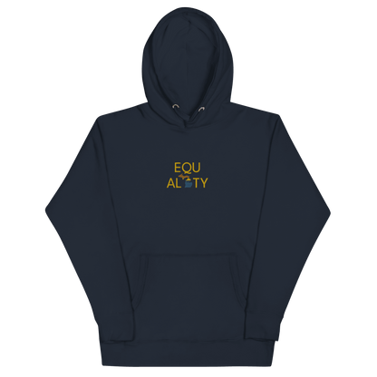 Michigan 'Equality' Premium Hoodie (w/ LGBTQ Pride Colors) | Embroidered - Circumspice Michigan