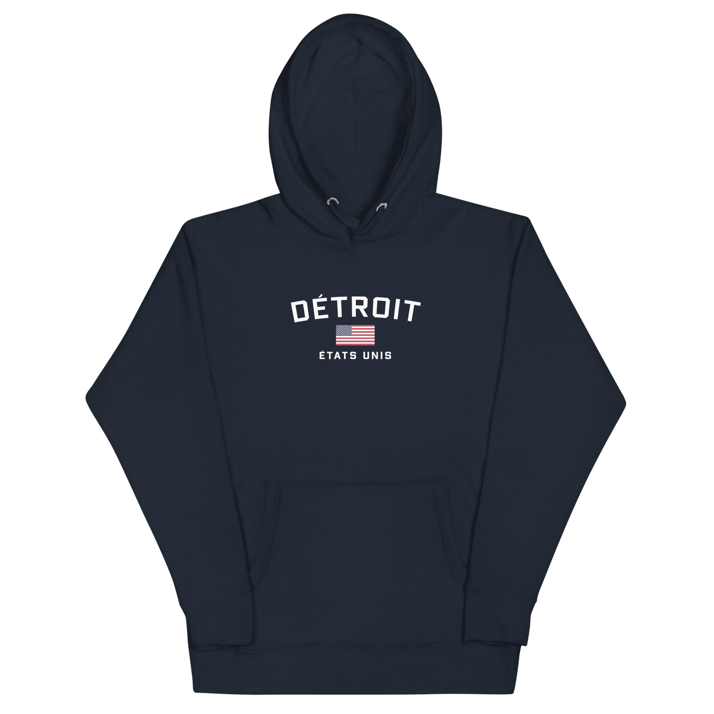 'Détroit États Unis' Hoodie | Unisex Premium - Circumspice Michigan