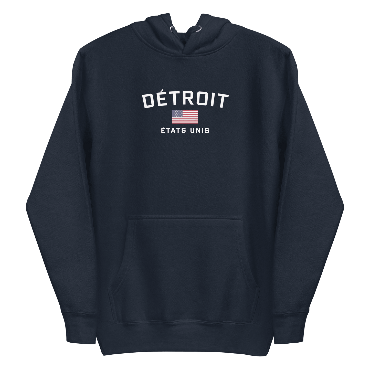 'Détroit États Unis' Hoodie | Unisex Premium - Circumspice Michigan