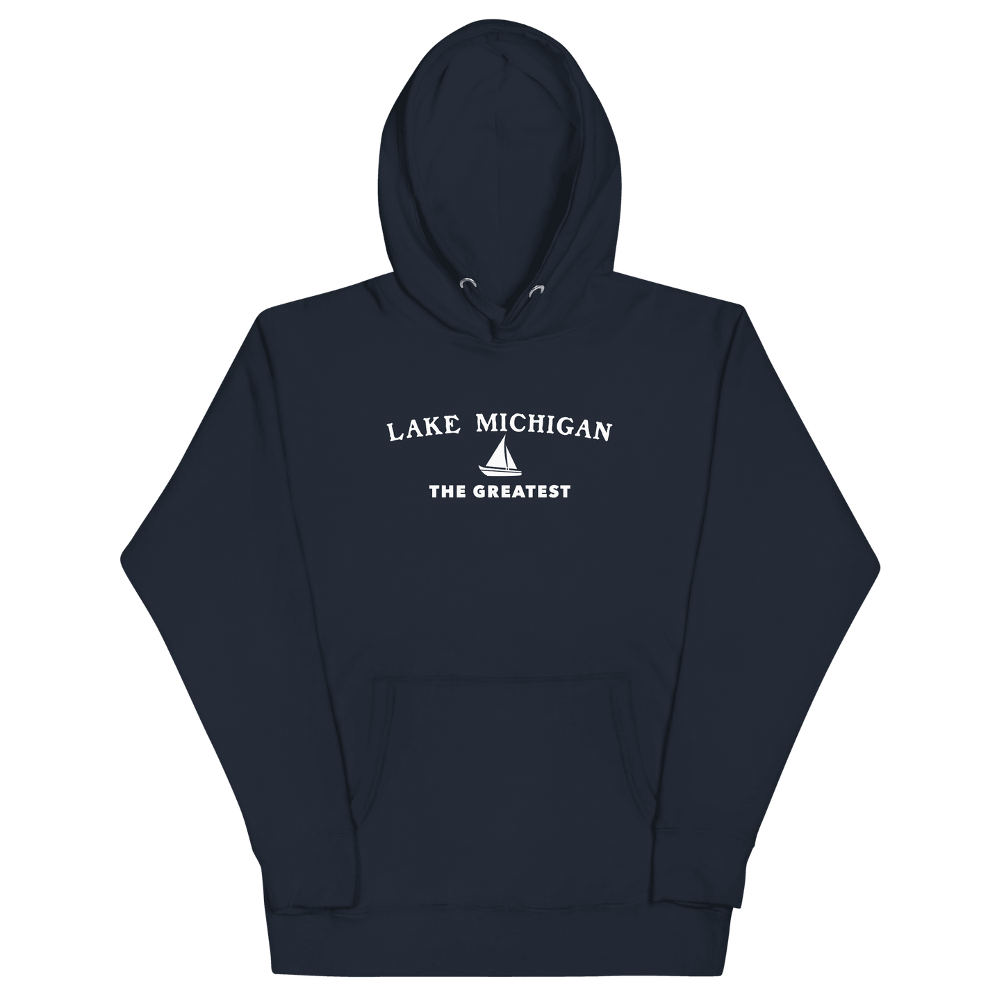 'Lake Michigan The Greatest' Hoodie | Unisex Premium - Circumspice Michigan