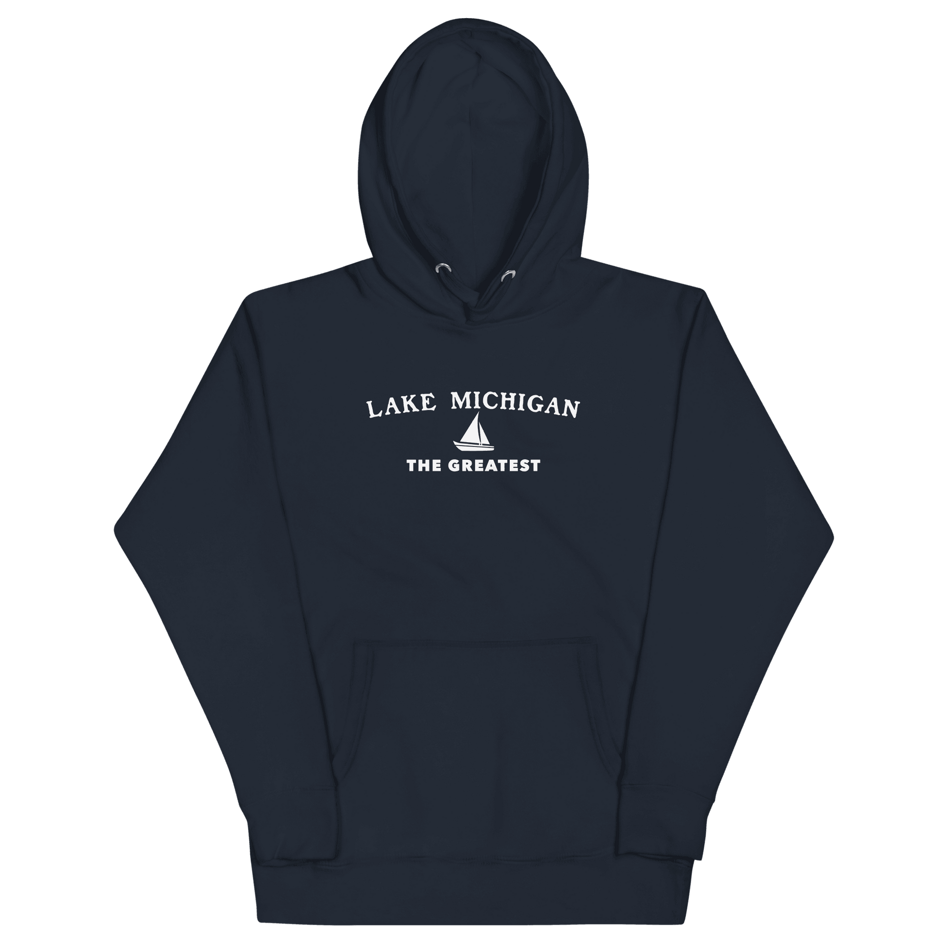 'Lake Michigan The Greatest' Hoodie | Unisex Premium - Circumspice Michigan