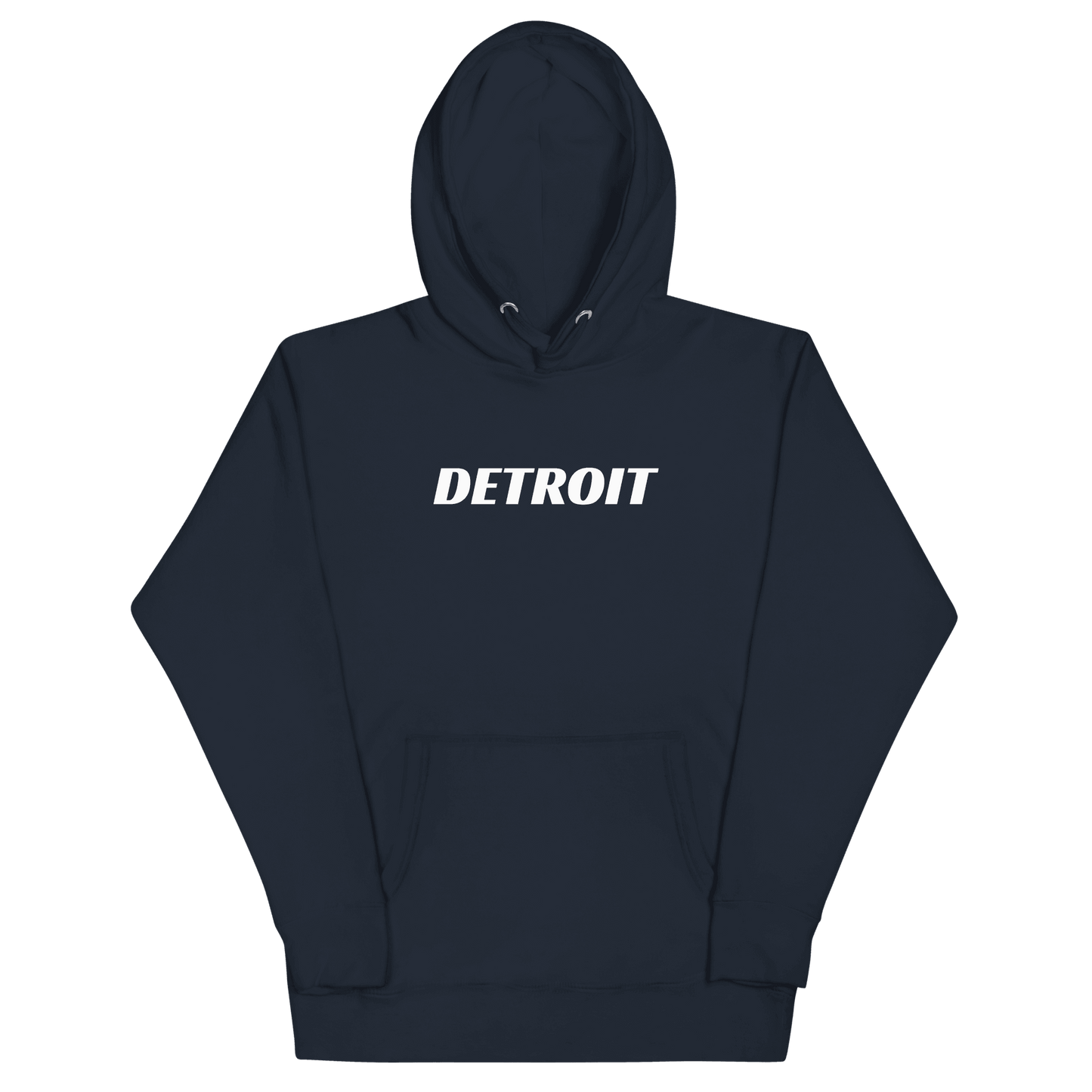 'Detroit' Hoodie (Racing Font) | Unisex Premium - Circumspice Michigan