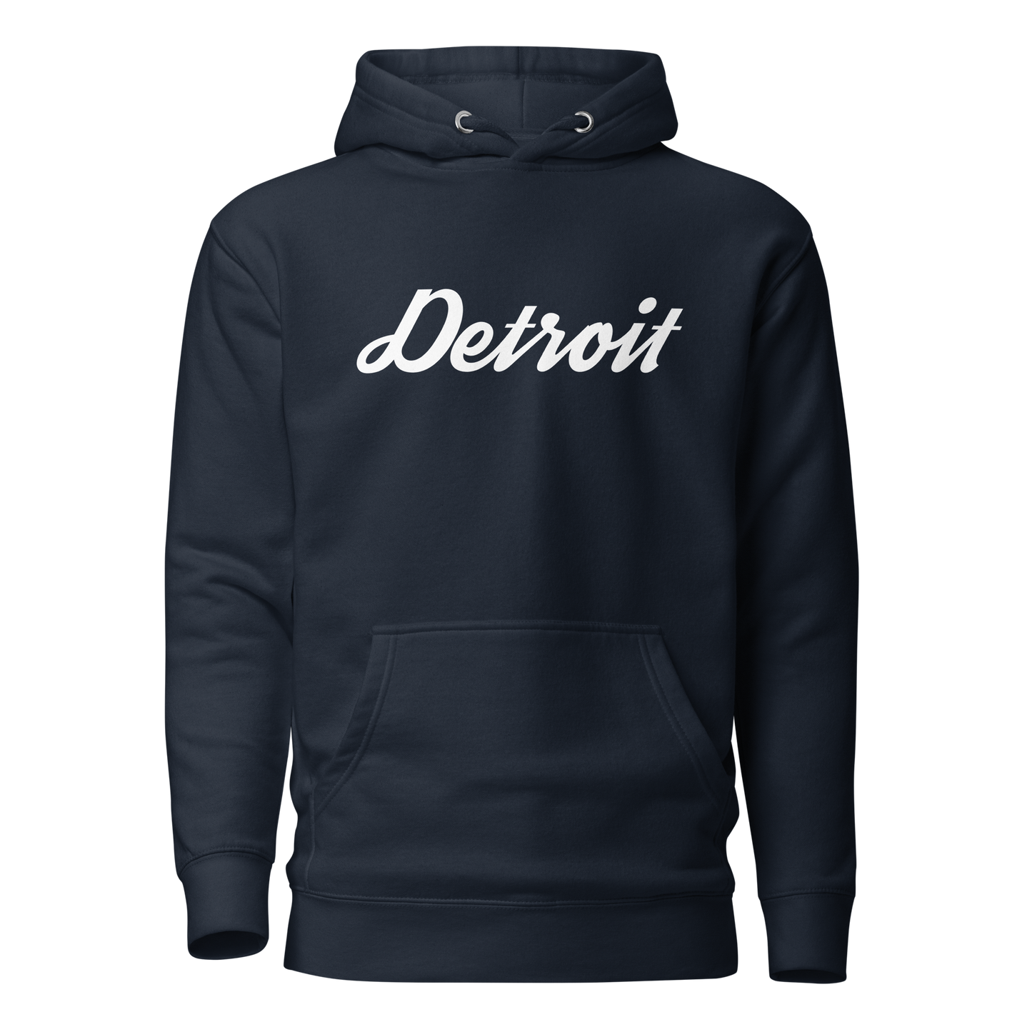 'Detroit' Unisex Premium Hoodie (Script Font)