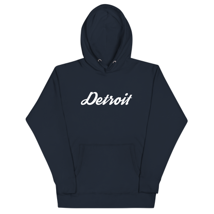 'Detroit' Unisex Premium Hoodie (Script Font)