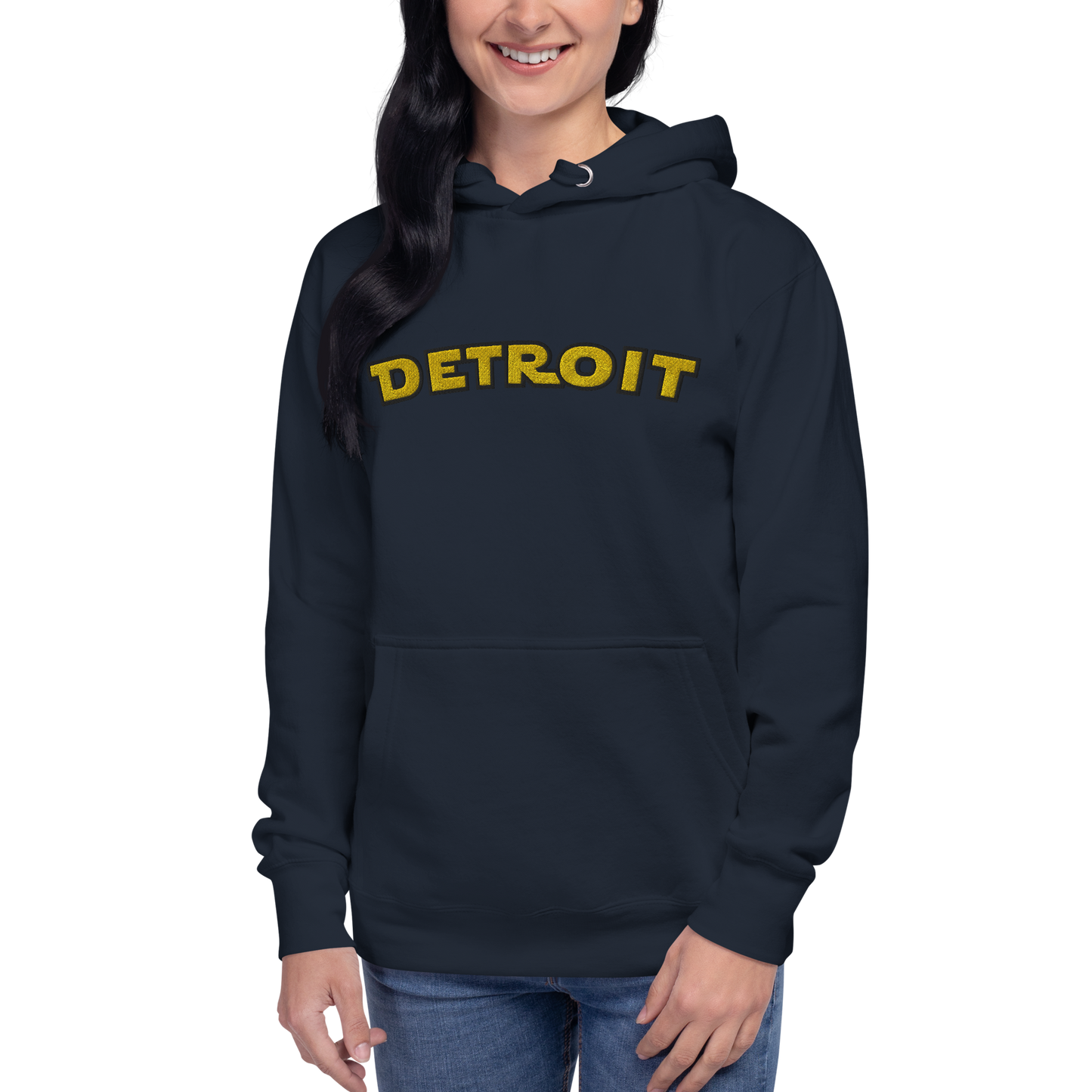 'Detroit' Unisex Premium Hoodie (Epic Sci-Fi Parody) | Embroidered