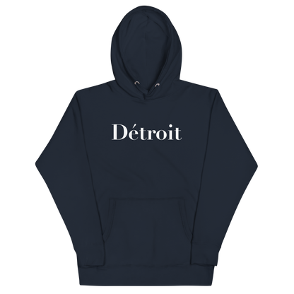 'Détroit' Unisex Premium Hoodie (Didot Font)