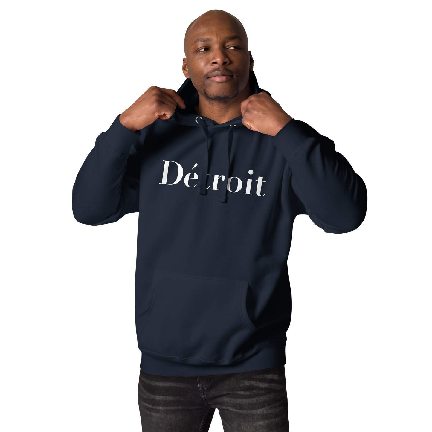 'Détroit' Unisex Premium Hoodie (Didot Font)