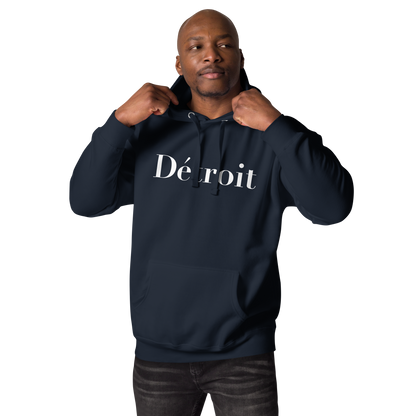 'Détroit' Unisex Premium Hoodie (Didot Font)