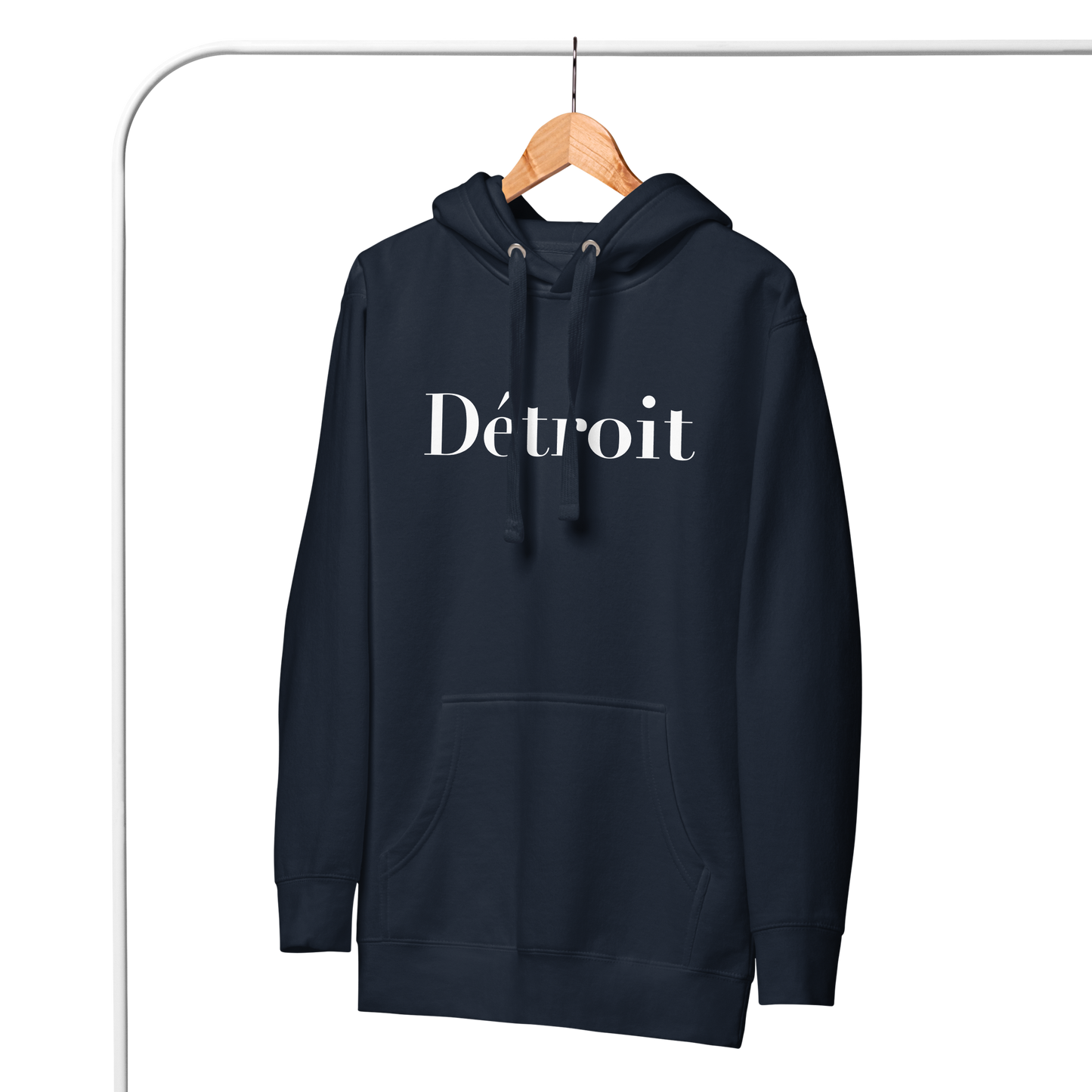 'Détroit' Unisex Premium Hoodie (Didot Font)