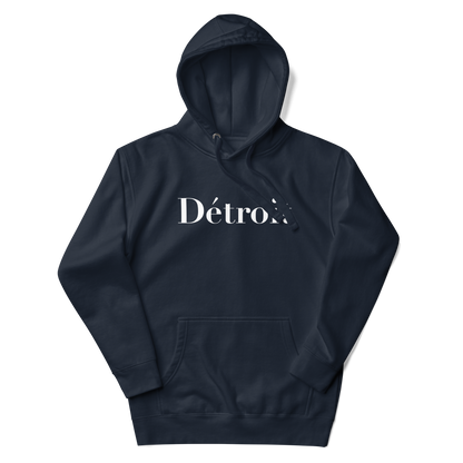 'Détroit' Unisex Premium Hoodie (Didot Font)