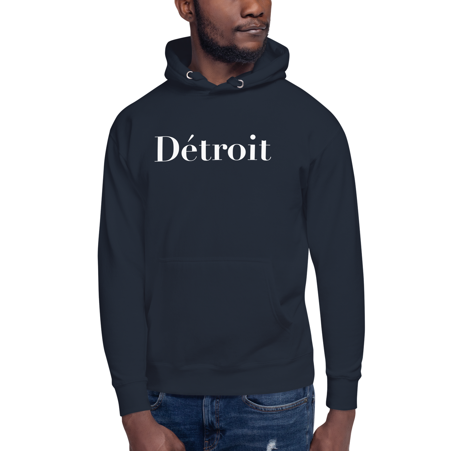 'Détroit' Unisex Premium Hoodie (Didot Font)