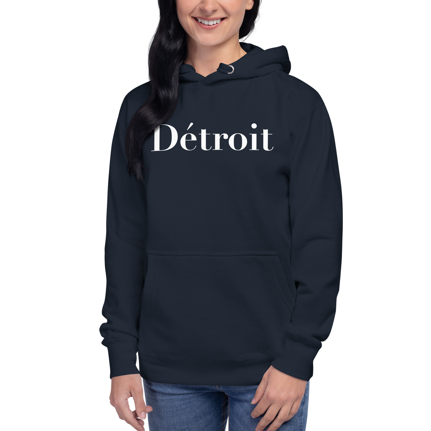 'Détroit' Unisex Premium Hoodie (Didot Font)