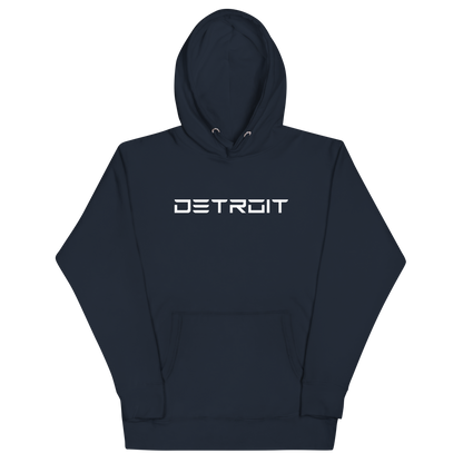 'Detroit' Unisex Premium Hoodie (Electric Font)