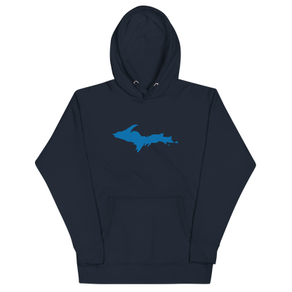 Michigan Upper Peninsula Hoodie (w/ Azure UP Outline) | Unisex Premium