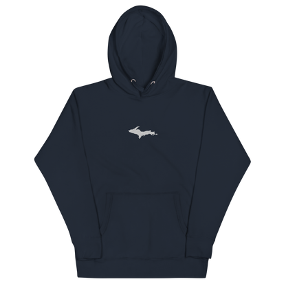 Michigan Upper Peninsula Hoodie (w/ Embroidered UP Outline) | Unisex Premium