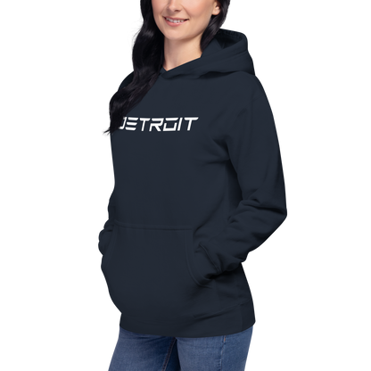 'Detroit' Unisex Premium Hoodie (Electric Font)