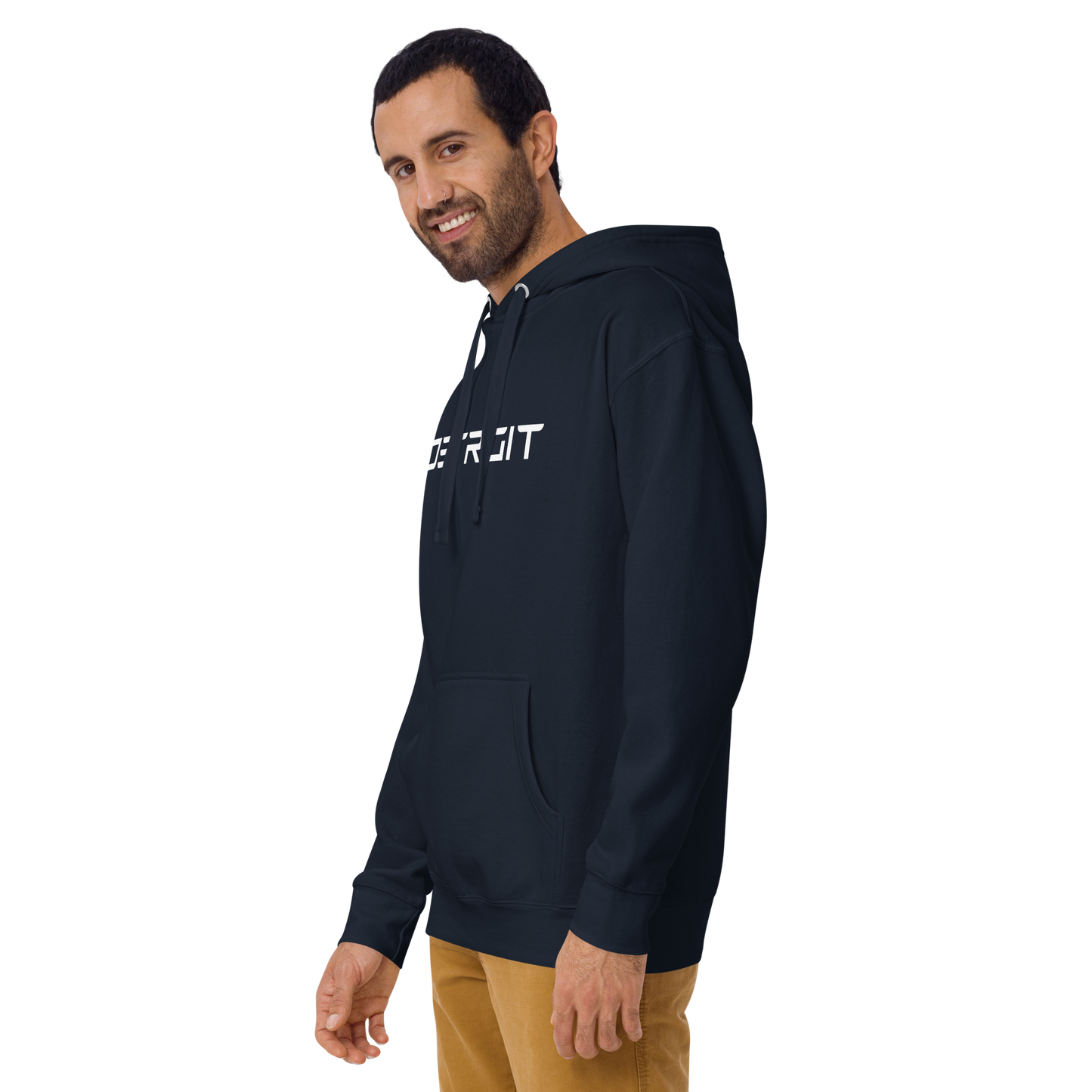 'Detroit' Unisex Premium Hoodie (Electric Font)