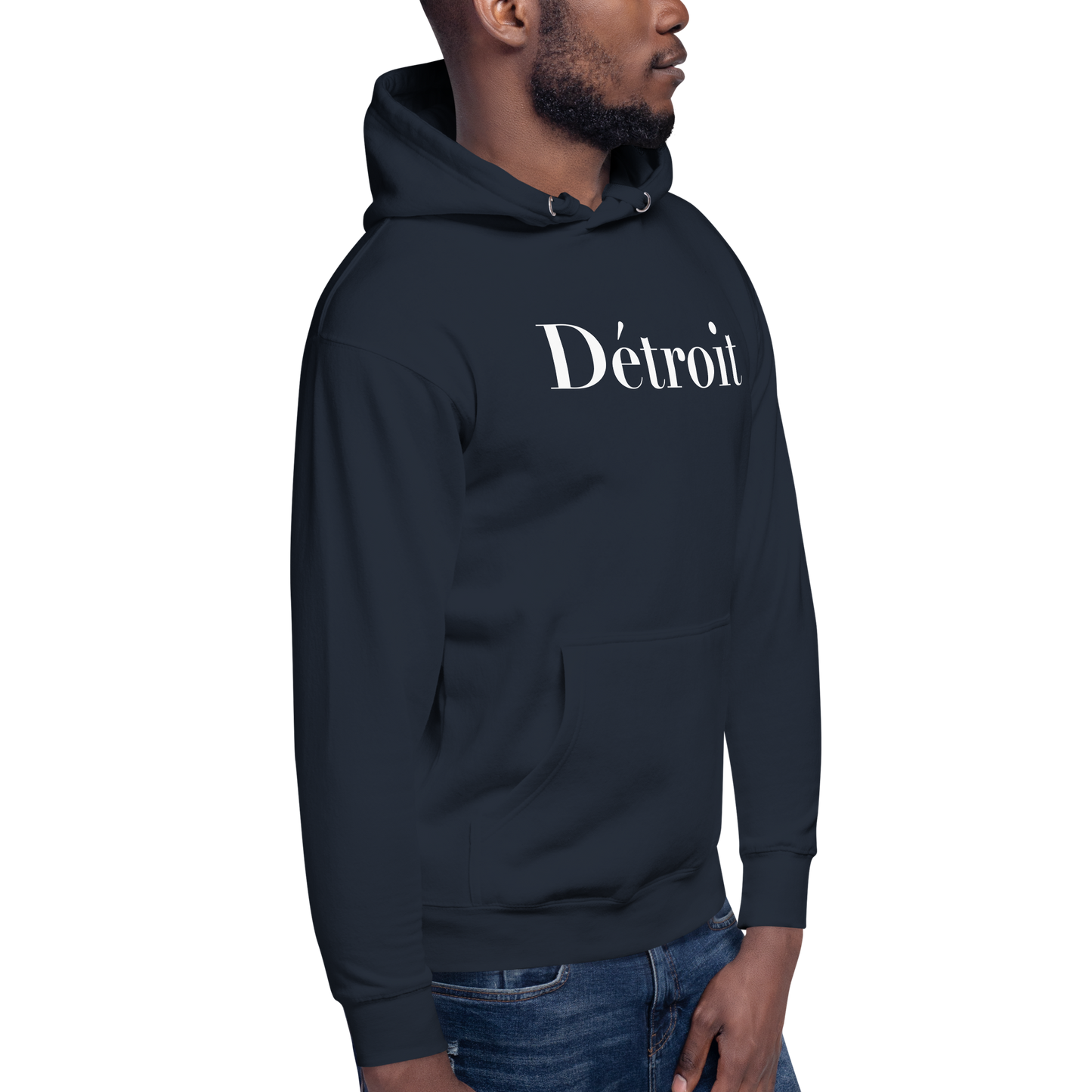 'Détroit' Unisex Premium Hoodie (Didot Font)