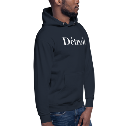 'Détroit' Unisex Premium Hoodie (Didot Font)