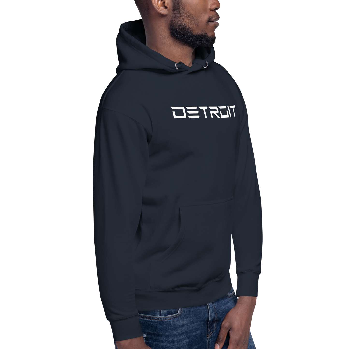 'Detroit' Unisex Premium Hoodie (Electric Font)