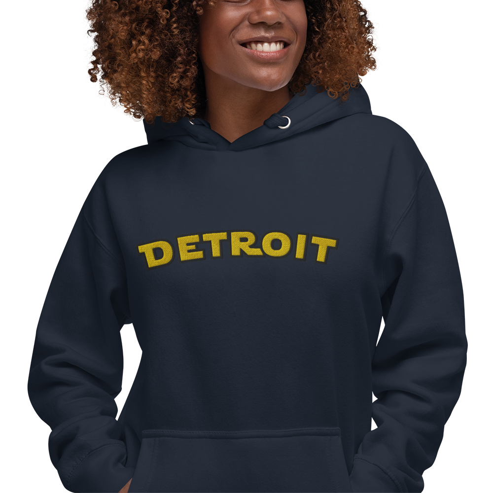 'Detroit' Unisex Premium Hoodie (Epic Sci-Fi Parody) | Embroidered