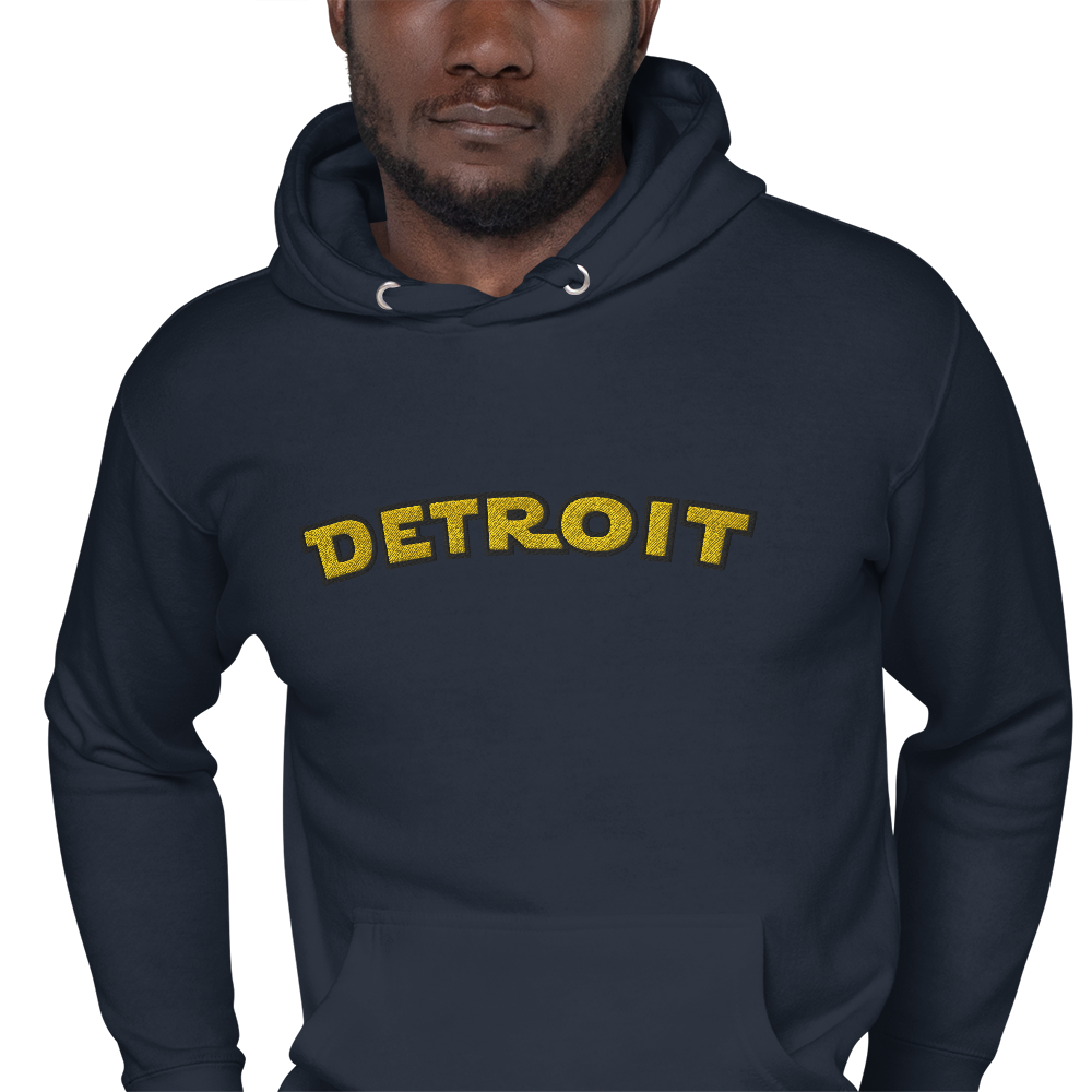 'Detroit' Unisex Premium Hoodie (Epic Sci-Fi Parody) | Embroidered