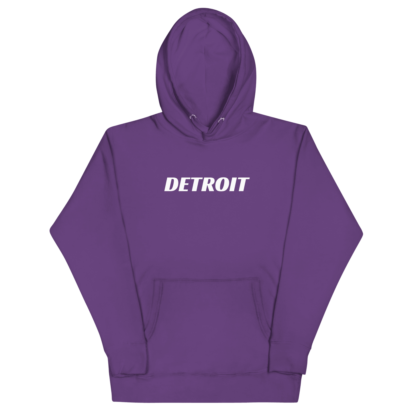 'Detroit' Hoodie (Racing Font) | Unisex Premium - Circumspice Michigan