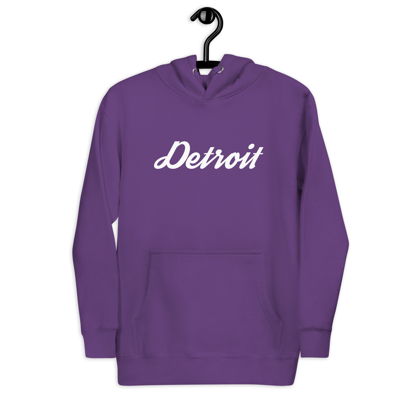 'Detroit' Unisex Premium Hoodie (Script Font)