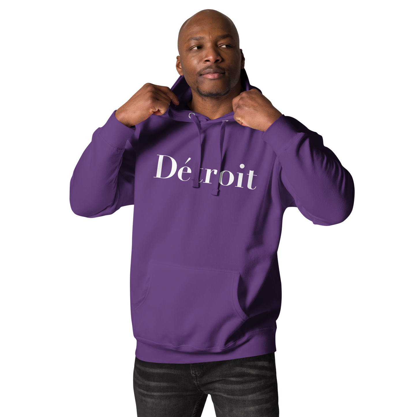 'Détroit' Unisex Premium Hoodie (Didot Font)