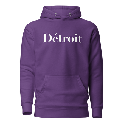 'Détroit' Unisex Premium Hoodie (Didot Font)