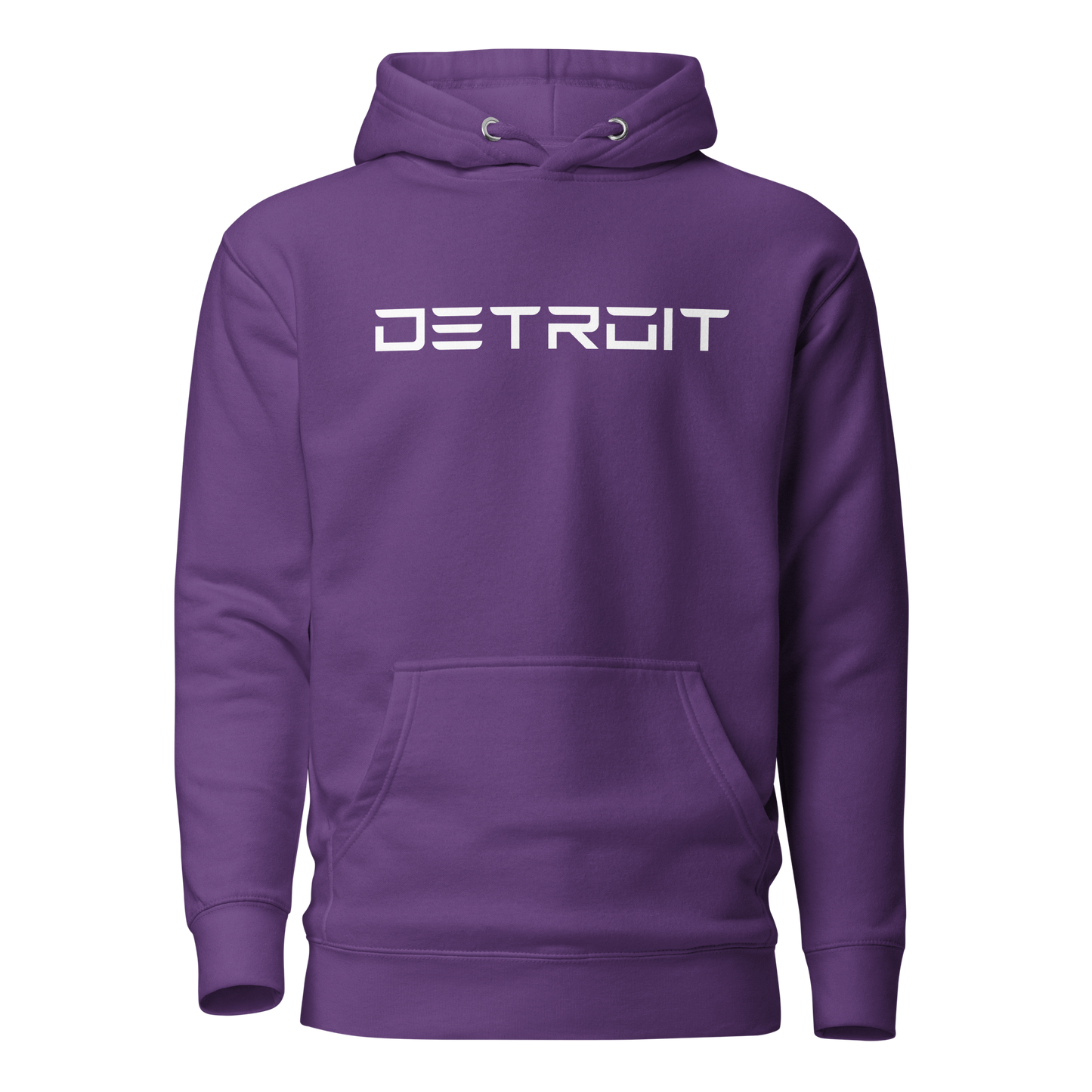 'Detroit' Unisex Premium Hoodie (Electric Font)